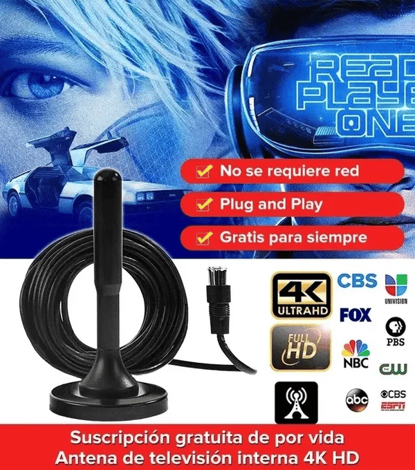 Pack 2x1 TVLibre™ Antena Digital HD | Sin Suscripciones + Envío Gratis